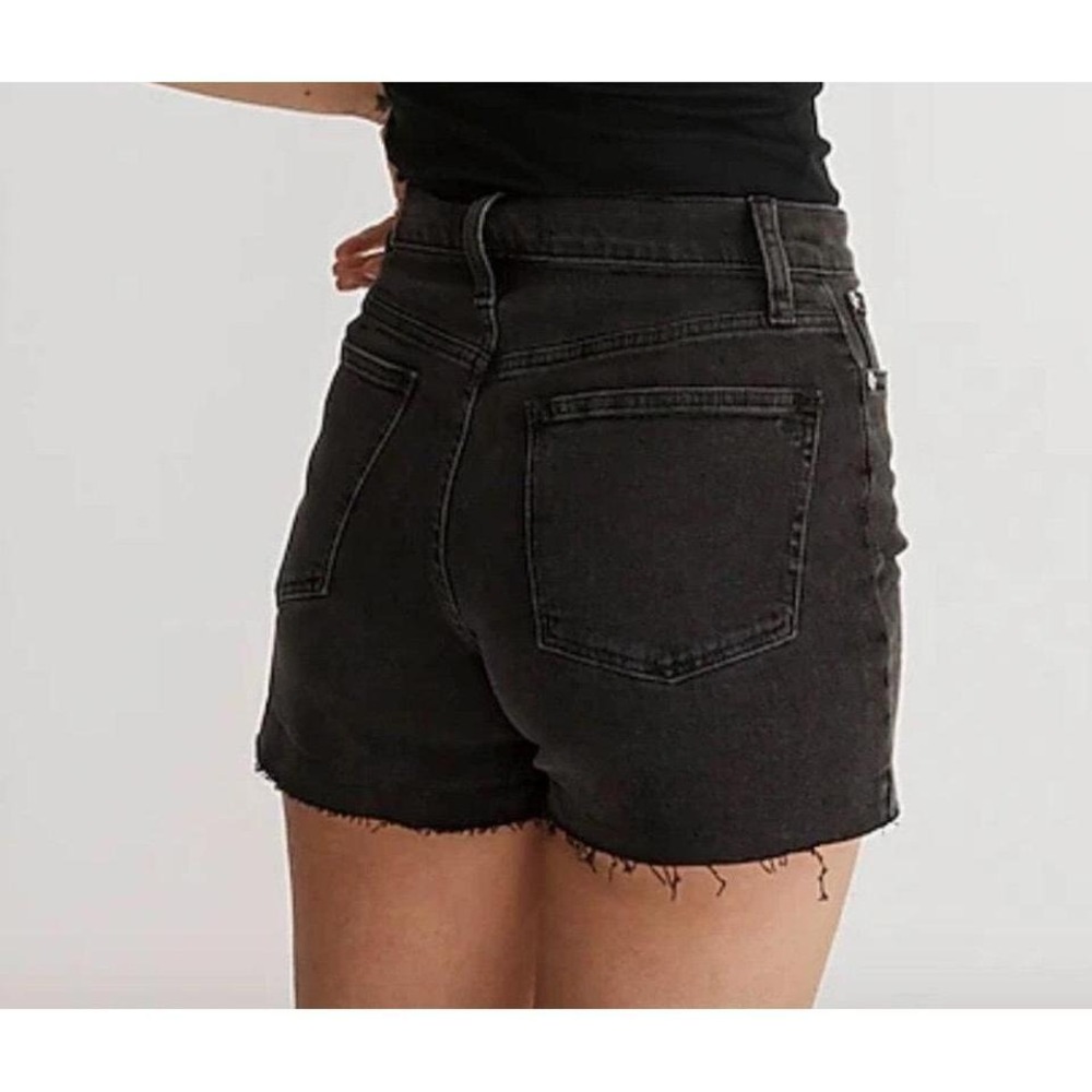 Madewell high rise denim raw hem shorts size 30 - Picture 2 of 5
